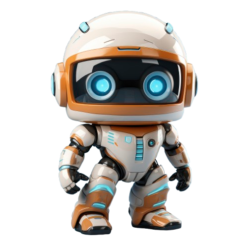 Robot with Headphones